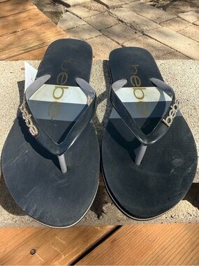 Thora Bebe Logo Flip Flops
